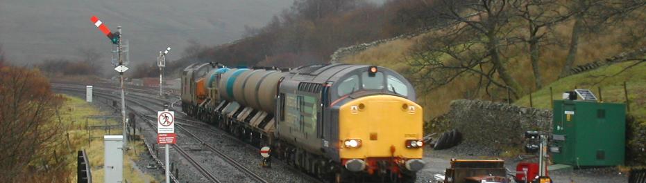 Water jet train at Garsdale