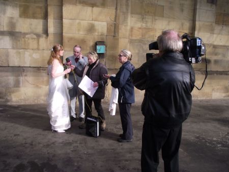 Interview at Carlisle station