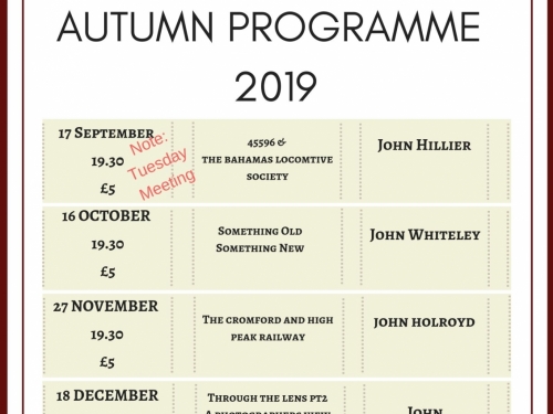 Gigg Railway Circle programme