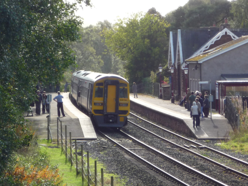 A busy Armathwaite station