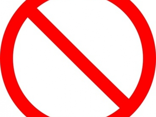 no entry sign