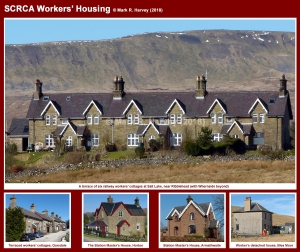 Photo-montage showing a representative selection of workers' housing located within the SCRCA.