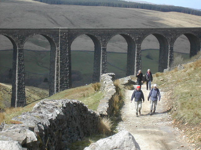 Photo: Walkers at Arten Gill, Dentdale